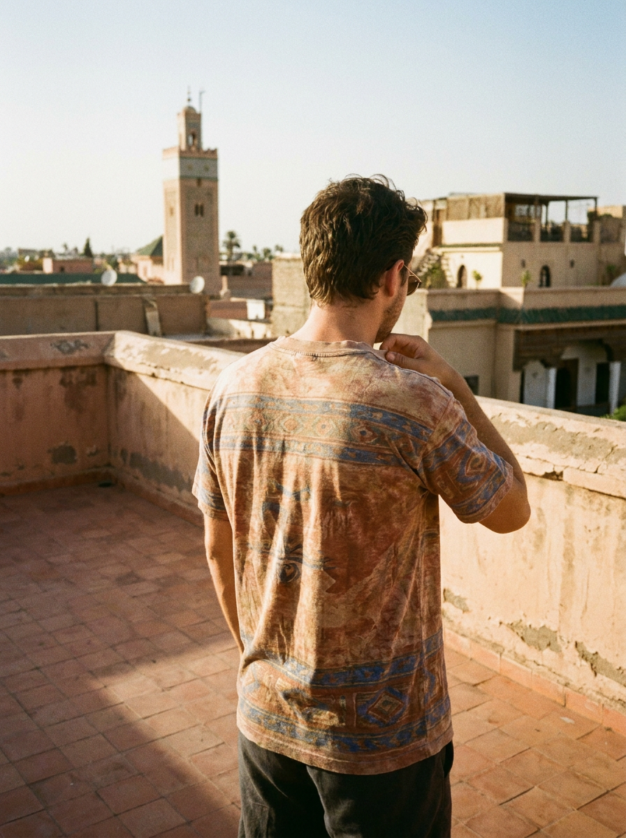 Worn in the medina, styled anywhere.
